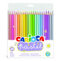 Creioane colorate in 24 nuante pastel pentru ilustratii, CARIOCA