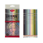 Creioane colorate Morandi in 12 nuante pastelate, DACO Creioane colorate Morandi in 12 nuante pastelate, DACO