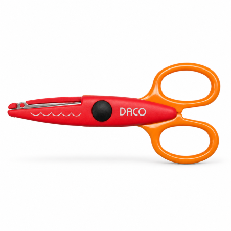 Foarfeca zig-zag pentru colaje si lucru manual, 14 cm, DACO