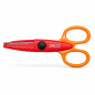 Foarfeca zig-zag pentru colaje si lucru manual, 14 cm, DACO Foarfeca zig-zag pentru colaje si lucru manual, 14 cm, DACO