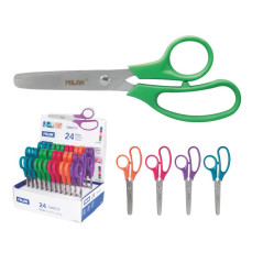 Foarfeca scolara Basic pentru decupaje, 13.3 cm, MILAN