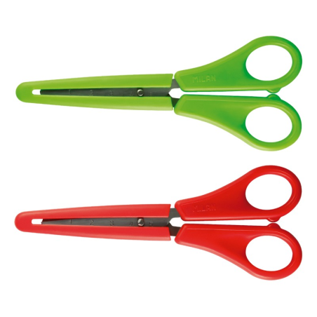Foarfeca scolara cu teaca de protectie, 14.7 cm, MILAN