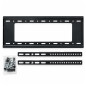 Suport TV de perete, 40-80 inch, pentru LED, LCD si Smart TV, metalic, maxim 75 kg, VESA 200x200-400x600 mm