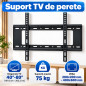 Suport TV de perete, 40-80 inch, pentru LED, LCD si Smart TV, metalic, maxim 75 kg, VESA 200x200-400x600 mm