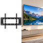 Suport TV de perete, 40-80 inch, pentru LED, LCD si Smart TV, metalic, maxim 75 kg, VESA 200x200-400x600 mm