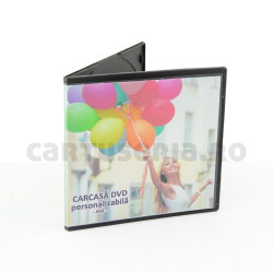 Carcasa Slim  neagra pentru DVD 4 mm
