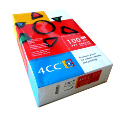 Carton 4CC A4 200gr 250 coli culoare alba