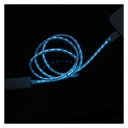 Cablu USB pentru IPHONE 5 cu efect luminos curgator