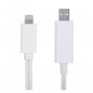 Cablu USB pentru IPHONE 5 cu efect luminos curgator Cablu USB pentru IPHONE 5 cu efect luminos curgator