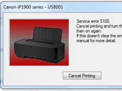 Coduri de eroare din seria Canon G2000